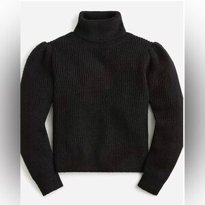 J.Crew Cropped Puff Shoulder Sweater NWOT